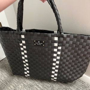 Very cute weaved Kate Spade bag